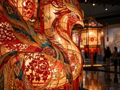 chinese lantern artwork